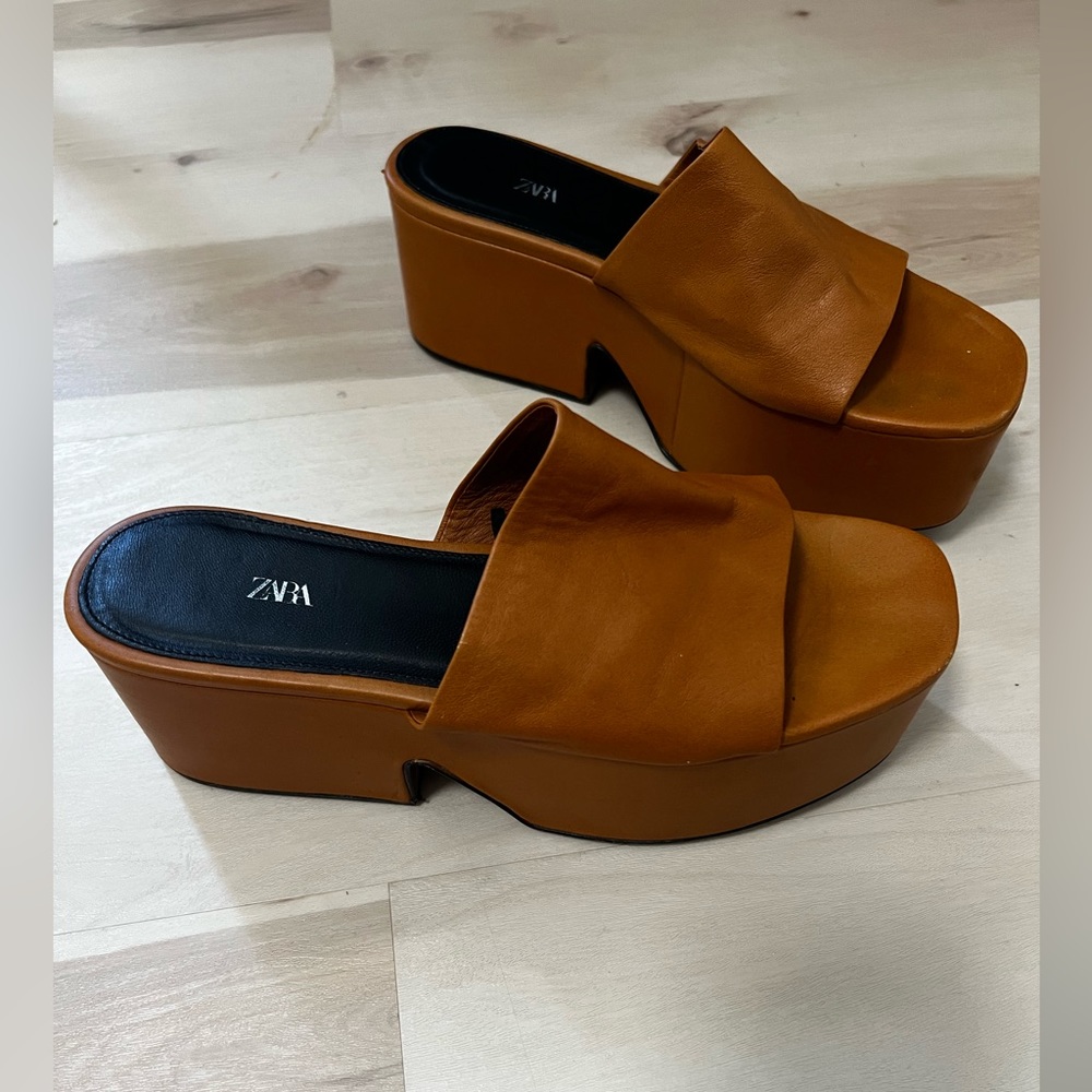 Real leather Zara shoes